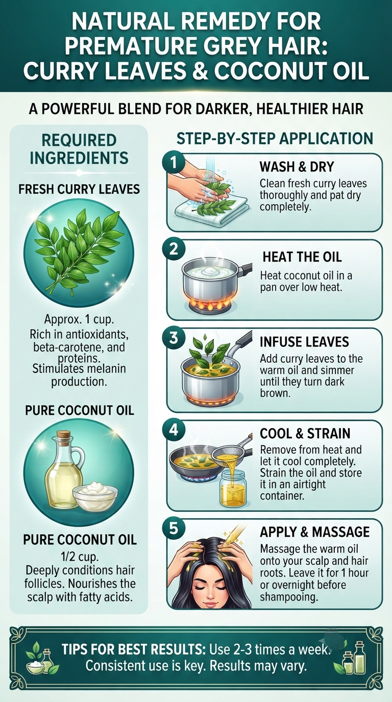 https://infographicstory.com/say-goodbye-to-premature-greys-the-curry-leaf-and-coconut-oil-secret/